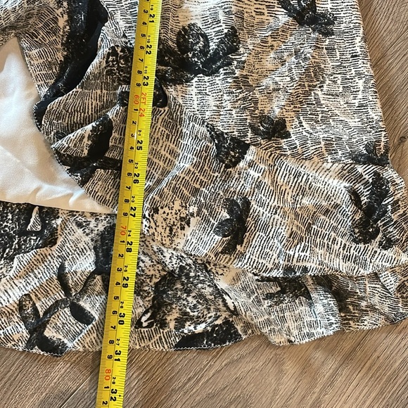 Sunday Best Black and white Savoy Floral Wrap ruffled dress - Picture 8 of 8